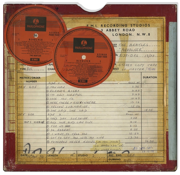 The Beatles Production Master Tape for ''Revolver''